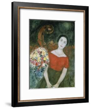 Portrait of Vava-Marc Chagall-Framed Premium Giclee Print