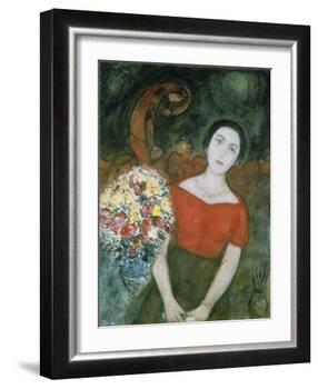 Portrait of Vava-Marc Chagall-Framed Premium Giclee Print