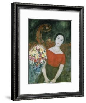Portrait of Vava-Marc Chagall-Framed Premium Giclee Print