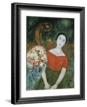 Portrait of Vava-Marc Chagall-Framed Premium Giclee Print