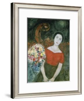 Portrait of Vava-Marc Chagall-Framed Premium Giclee Print