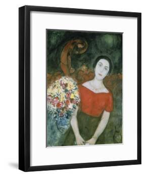 Portrait of Vava-Marc Chagall-Framed Premium Giclee Print