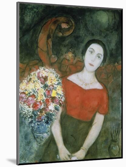 Portrait of Vava-Marc Chagall-Mounted Premium Giclee Print