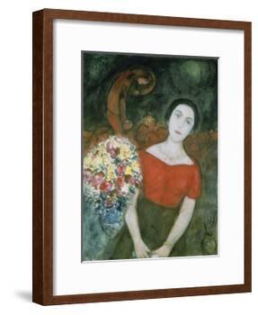 Portrait of Vava-Marc Chagall-Framed Premium Giclee Print