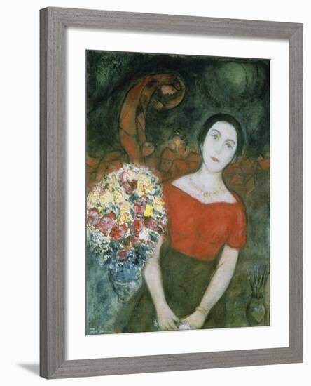 Portrait of Vava-Marc Chagall-Framed Giclee Print