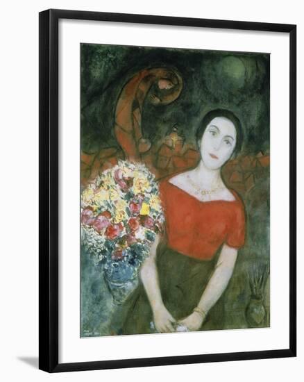 Portrait of Vava-Marc Chagall-Framed Giclee Print