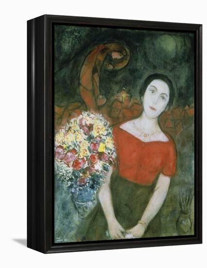 Portrait of Vava-Marc Chagall-Framed Stretched Canvas