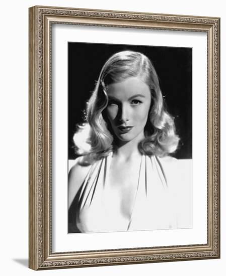 Portrait of Veronica Lake, as Seen in the Film This Gun for Hire, 1942-null-Framed Photo