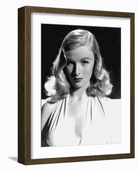 Portrait of Veronica Lake, as Seen in the Film This Gun for Hire, 1942-null-Framed Photo