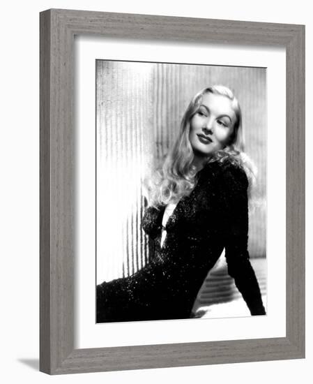 Portrait of Veronica Lake-null-Framed Photo