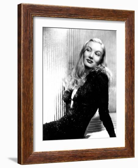 Portrait of Veronica Lake-null-Framed Photo