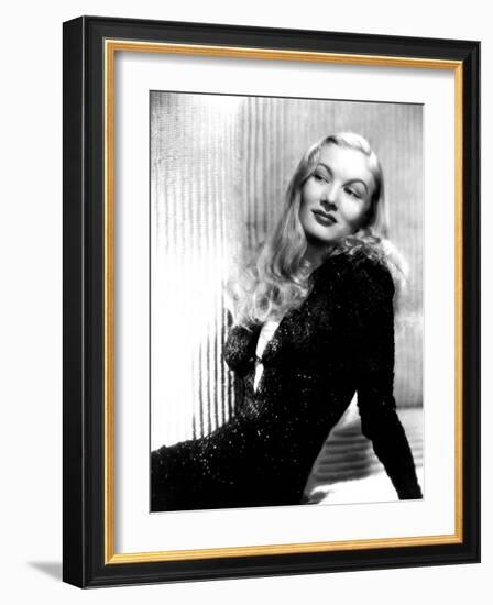 Portrait of Veronica Lake-null-Framed Photo