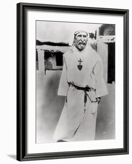 Portrait of Vicomte Charles Eugene De Foucauld-null-Framed Photographic Print