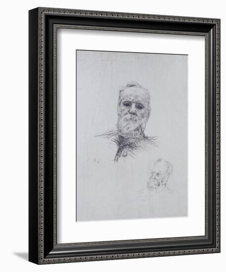 Portrait of Victor Hugo (1802-85)-Auguste Rodin-Framed Giclee Print