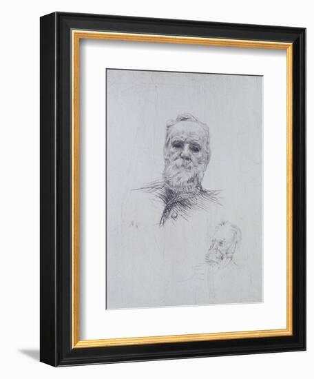 Portrait of Victor Hugo (1802-85)-Auguste Rodin-Framed Giclee Print