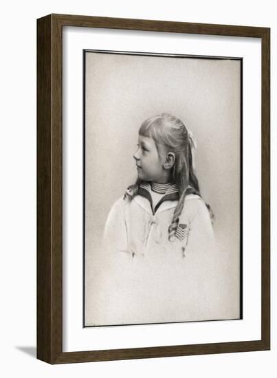 Portrait of Victoria Louise of Prussia (1892-1980)-French Photographer-Framed Giclee Print