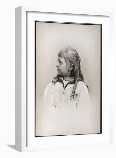 Portrait of Victoria Louise of Prussia (1892-1980)-French Photographer-Framed Giclee Print