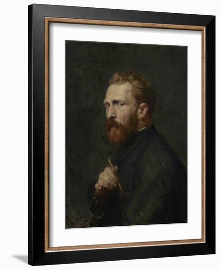 Portrait of Vincent Van Gogh, 1896 (Oil on Canvas)-John Peter Russell-Framed Giclee Print