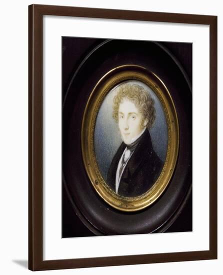 Portrait of Vincenzo Bellini-null-Framed Giclee Print