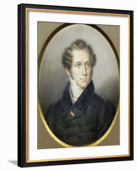 Portrait of Vincenzo Bellini-null-Framed Giclee Print