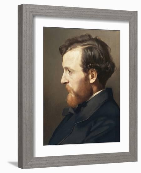 Portrait of Vincenzo Ciseri-Antonio Ciseri-Framed Giclee Print