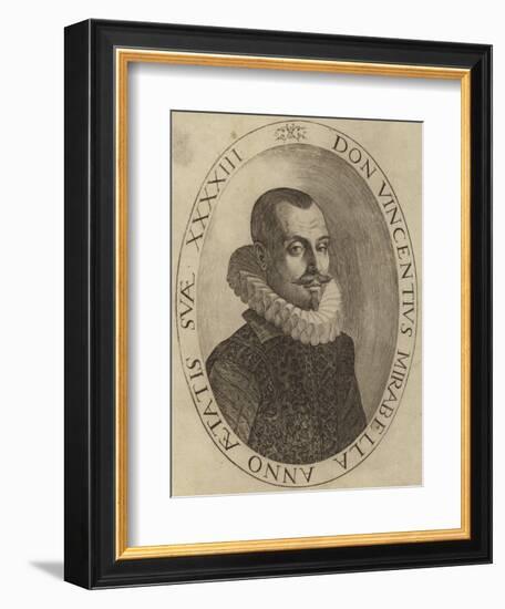 Portrait of Vincenzo Mirabella-null-Framed Giclee Print