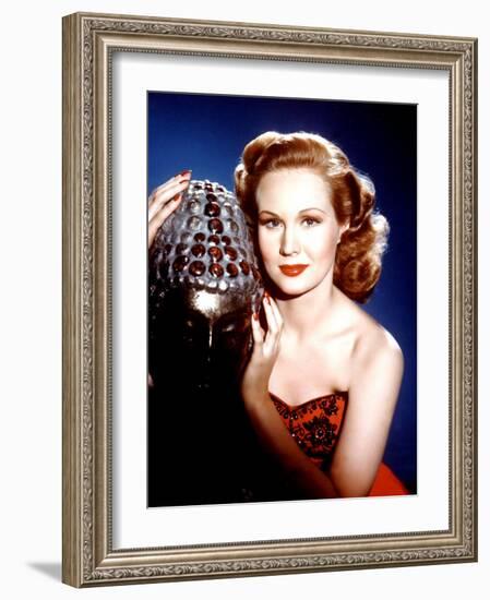 Portrait of Virginia Mayo, c.1940s-null-Framed Photo