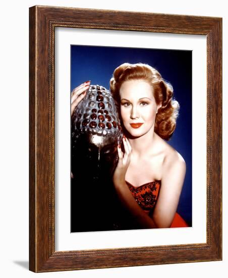 Portrait of Virginia Mayo, c.1940s-null-Framed Photo