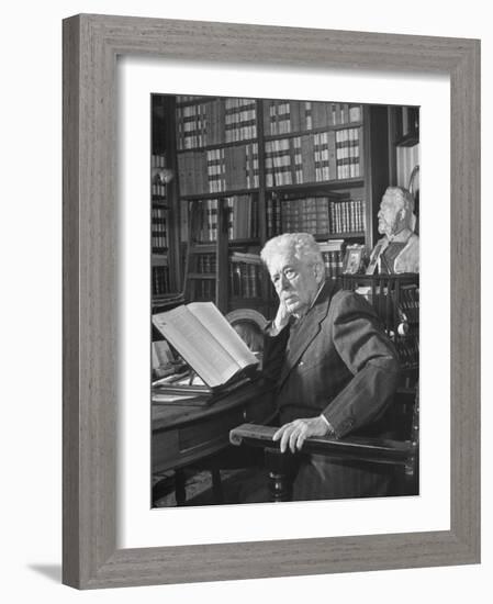 Portrait of Vittorio Emanuele Orlando, Elder Statesman of Italian Politics-Alfred Eisenstaedt-Framed Photographic Print