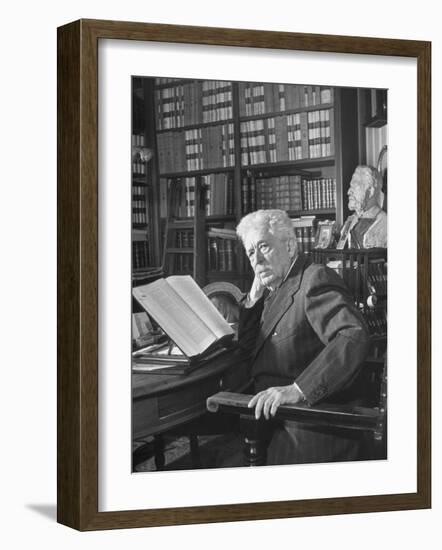 Portrait of Vittorio Emanuele Orlando, Elder Statesman of Italian Politics-Alfred Eisenstaedt-Framed Photographic Print