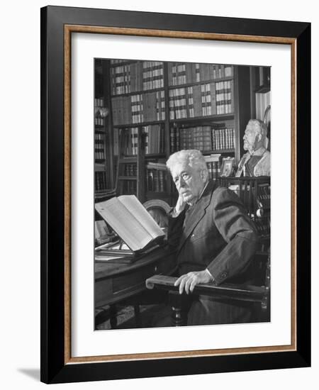 Portrait of Vittorio Emanuele Orlando, Elder Statesman of Italian Politics-Alfred Eisenstaedt-Framed Photographic Print