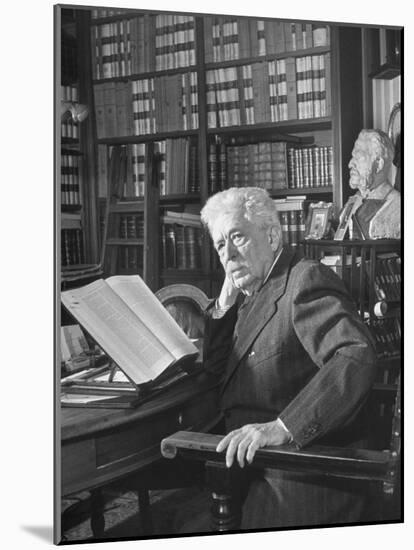 Portrait of Vittorio Emanuele Orlando, Elder Statesman of Italian Politics-Alfred Eisenstaedt-Mounted Photographic Print