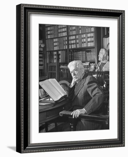 Portrait of Vittorio Emanuele Orlando, Elder Statesman of Italian Politics-Alfred Eisenstaedt-Framed Photographic Print