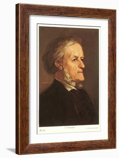 Portrait of Wagner-null-Framed Art Print