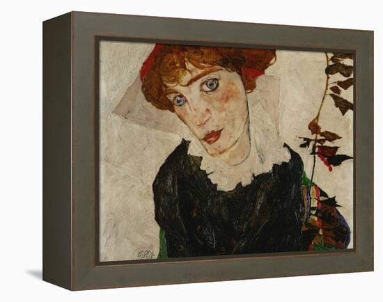 Portrait of Wally, 1912-Egon Schiele-Framed Premier Image Canvas