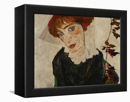 Portrait of Wally, 1912-Egon Schiele-Framed Premier Image Canvas