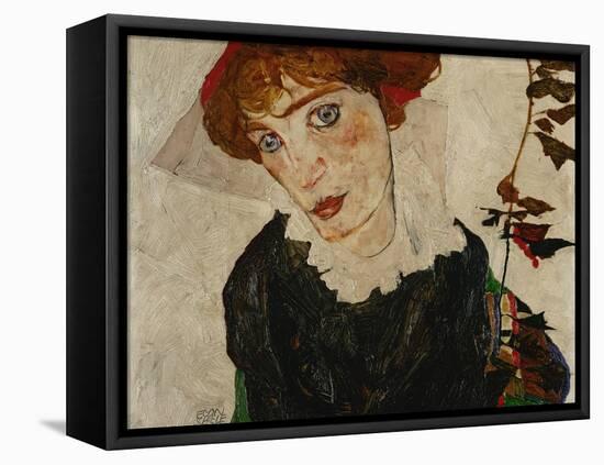 Portrait of Wally, 1912-Egon Schiele-Framed Premier Image Canvas