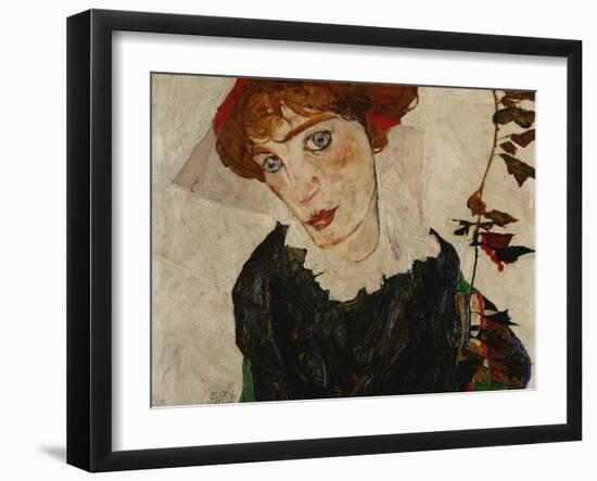 Portrait of Wally, 1912-Egon Schiele-Framed Giclee Print