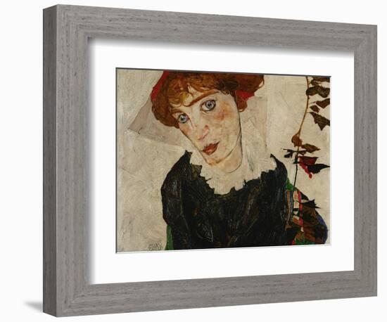 Portrait of Wally, 1912-Egon Schiele-Framed Giclee Print