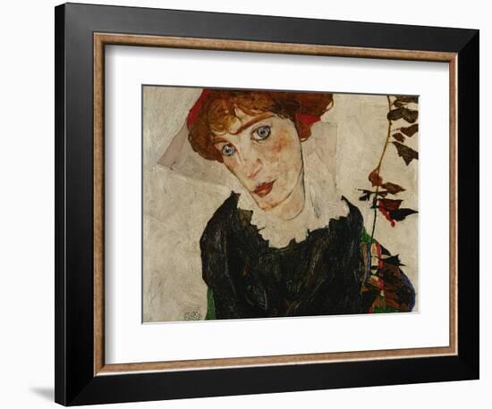 Portrait of Wally, 1912-Egon Schiele-Framed Giclee Print