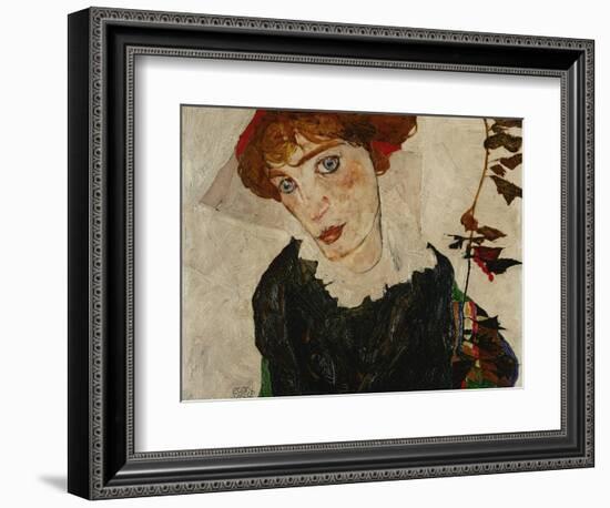 Portrait of Wally, 1912-Egon Schiele-Framed Giclee Print