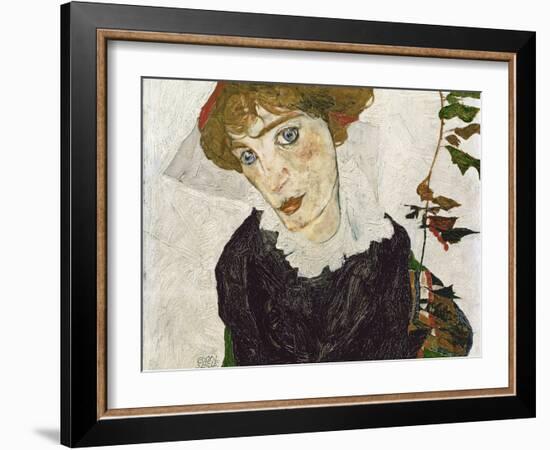 Portrait of Wally Neuzil, 1912-Egon Schiele-Framed Giclee Print