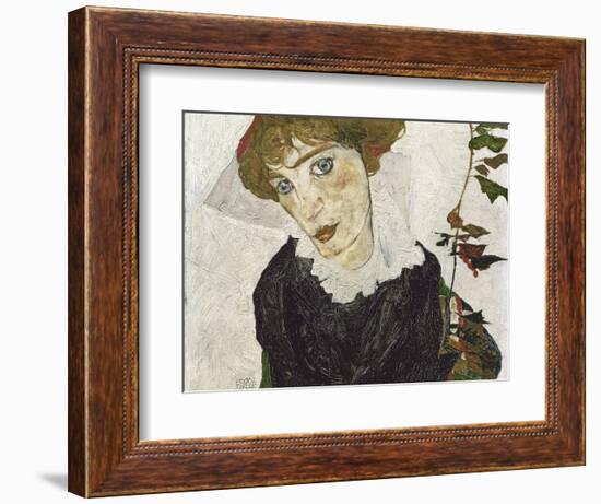 Portrait of Wally Neuzil-Egon Schiele-Framed Photographic Print