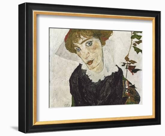 Portrait of Wally Neuzil-Egon Schiele-Framed Photographic Print