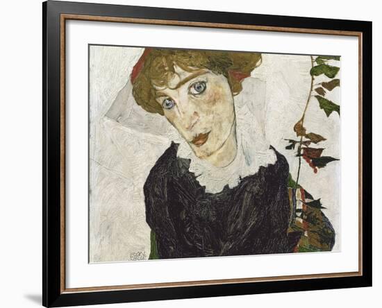 Portrait of Wally Neuzil-Egon Schiele-Framed Photographic Print