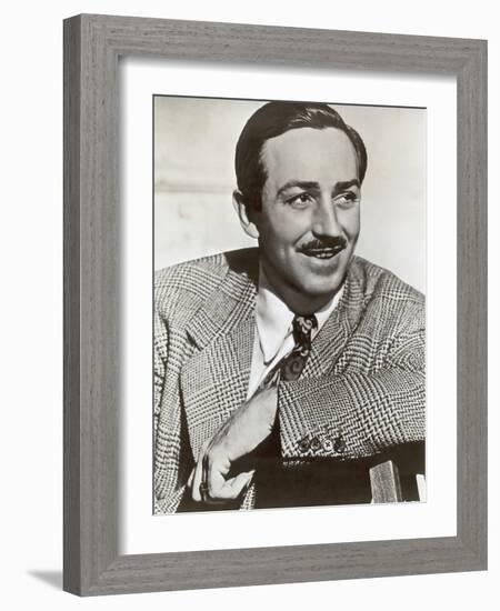 Portrait of Walt Disney, c.1940-German photographer-Framed Photographic Print