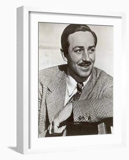 Portrait of Walt Disney, c.1940-German photographer-Framed Photographic Print