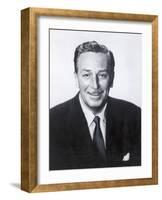Portrait of Walt Disney, c.1950-German photographer-Framed Photographic Print