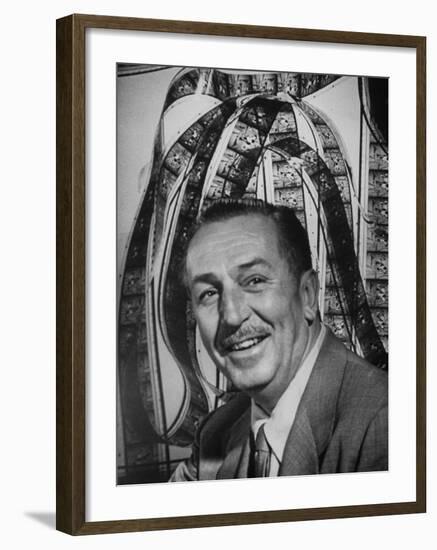 Portrait of Walt Disney, of Walt Disney Studios-J^ R^ Eyerman-Framed Premium Photographic Print