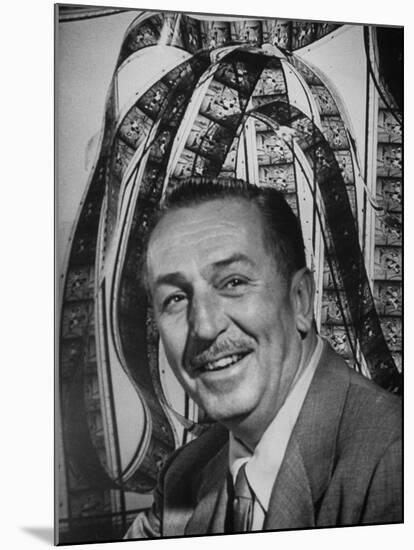 Portrait of Walt Disney, of Walt Disney Studios-J^ R^ Eyerman-Mounted Premium Photographic Print